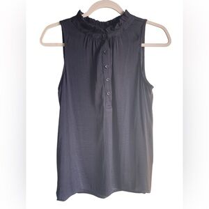 Black Sleeveless Blouse, Women’s Tank Top